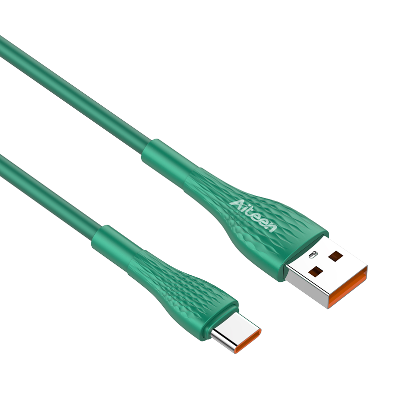 A16-CGN Type-C Data Cable 1m 30W Fast Charging Green Color